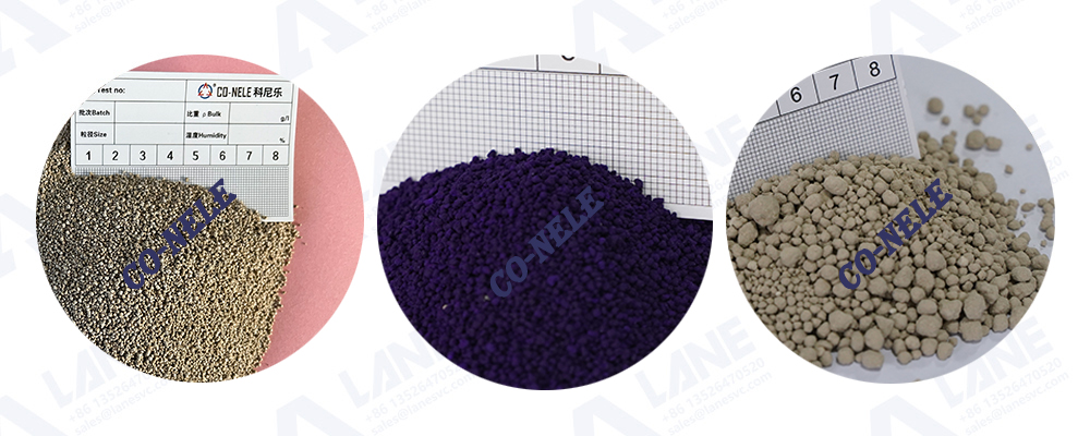 膨潤土造粒試料效果 膨潤土造粒試料效果